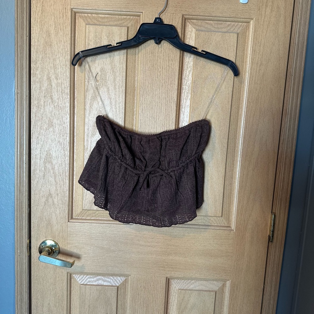 PacSun Chocolate Brown Tube Top